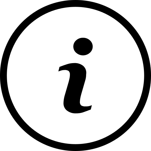 Info Button White